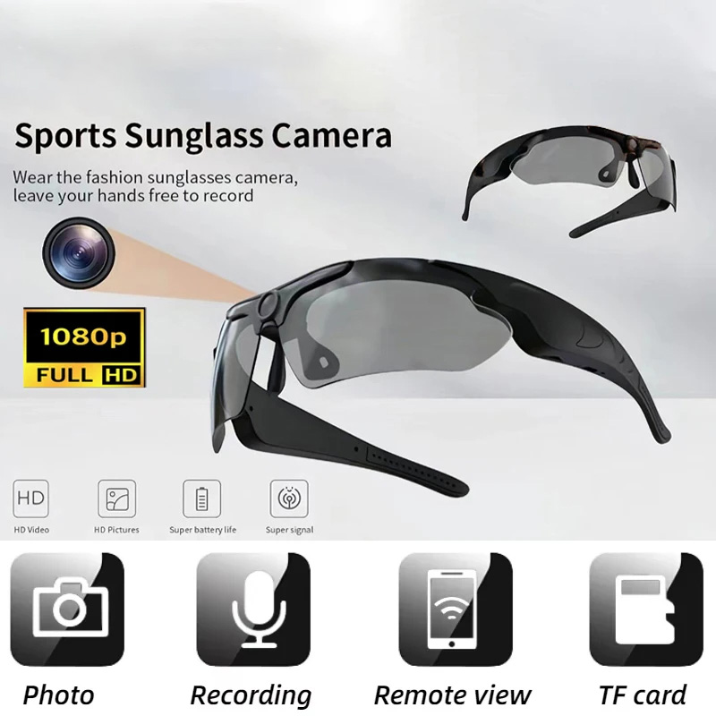 Home Security With Camera - 1080P HD Camera Smart Glasses Mini