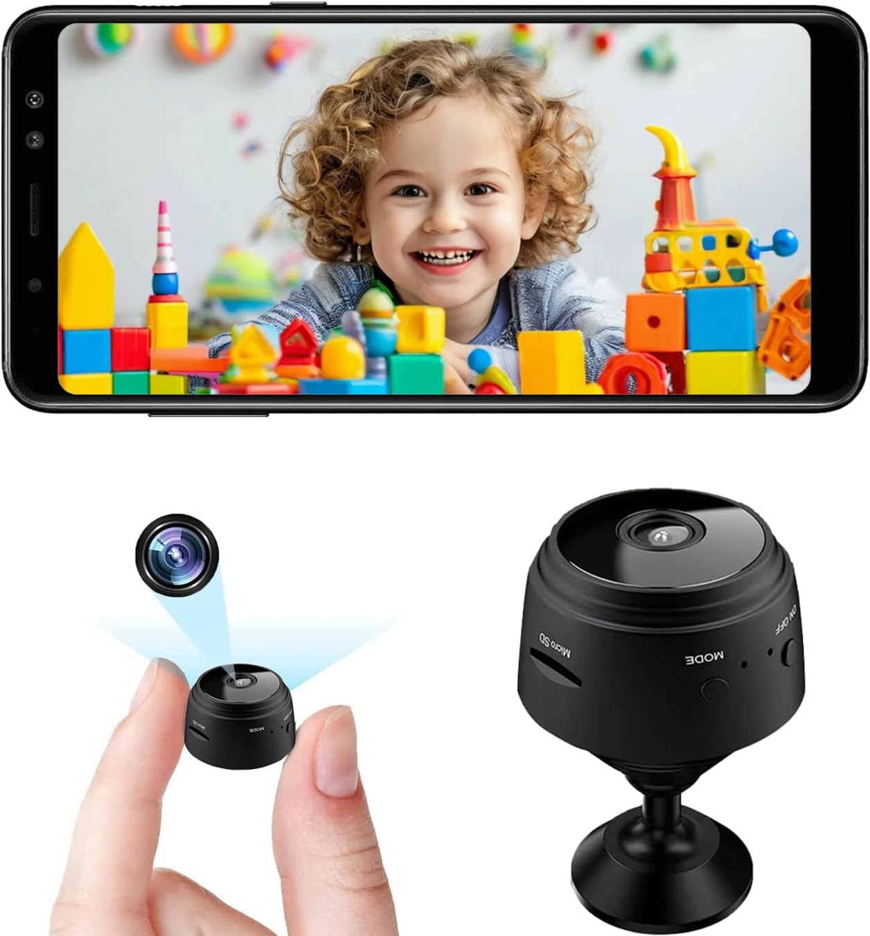 Home Security Recorder - Mini Security Camera,1080P HD WiFi Home