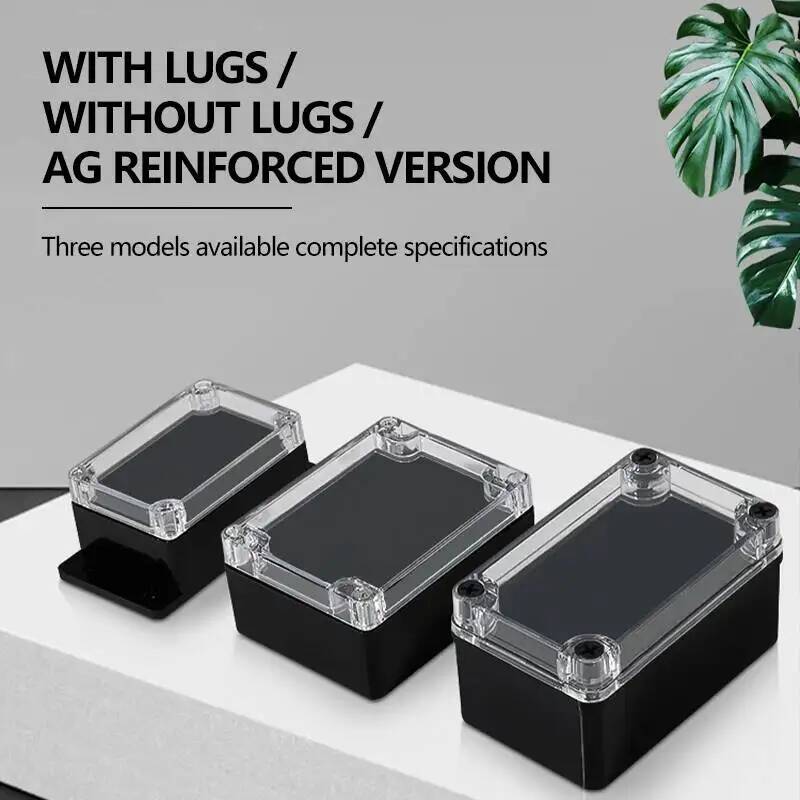Home Security With Camera - 2pcs Transparent Cover Waterproof Junction Box