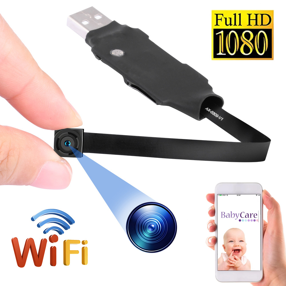 Home Security Recorder - 128GB WiFi Mini Camera 1080P Diy