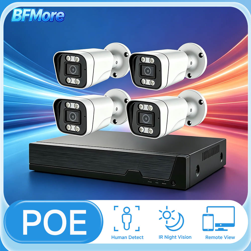Home Security Ai - BFMore 8MP 4K Ai Human Detection