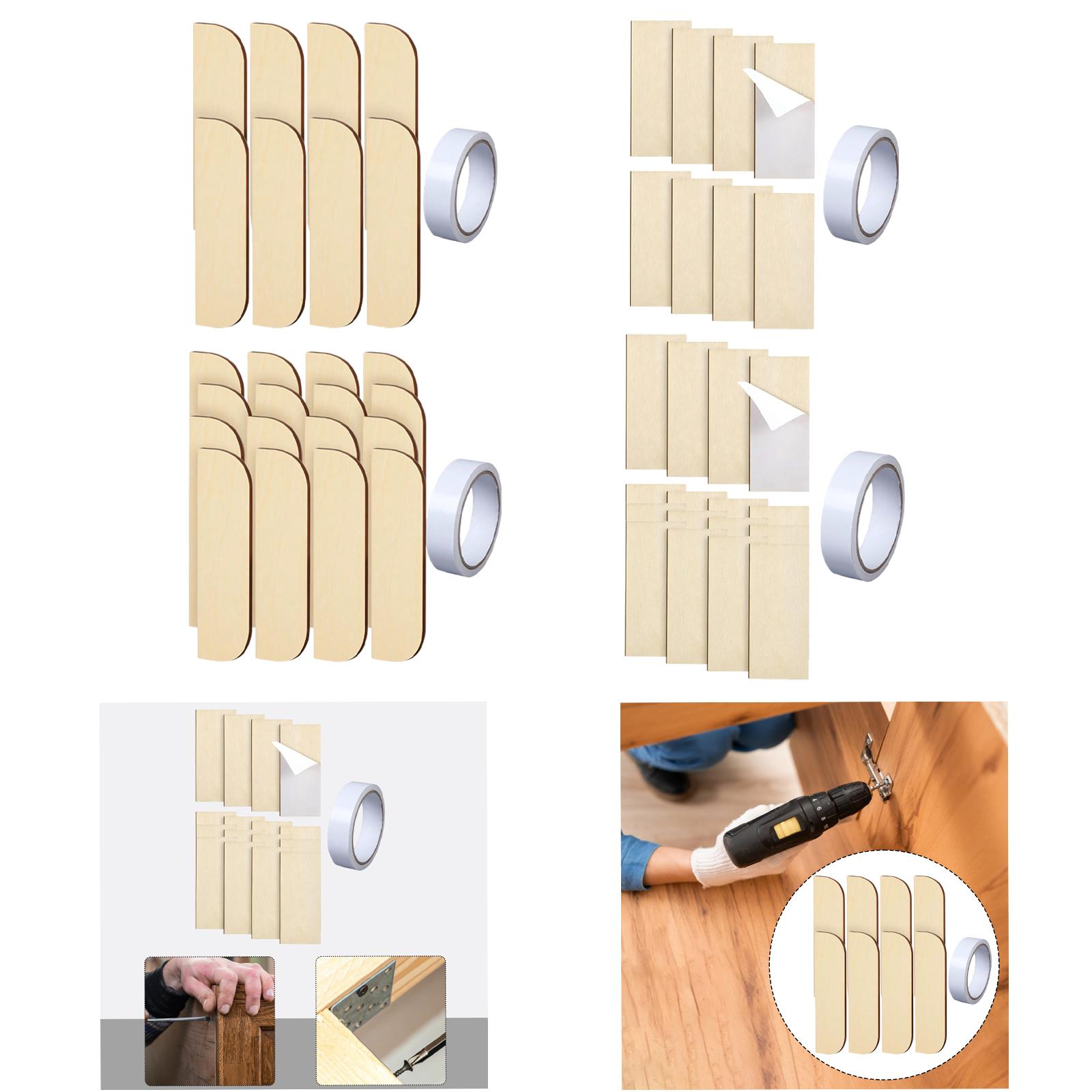 Door Reinforcer Kit - Wood Hinge Repair Panel Kit with