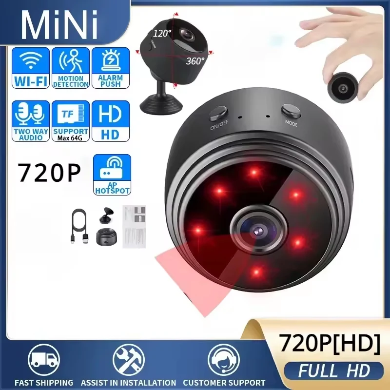 Home Security Recorder - Wireless WiFi Camera A9 Mini Video