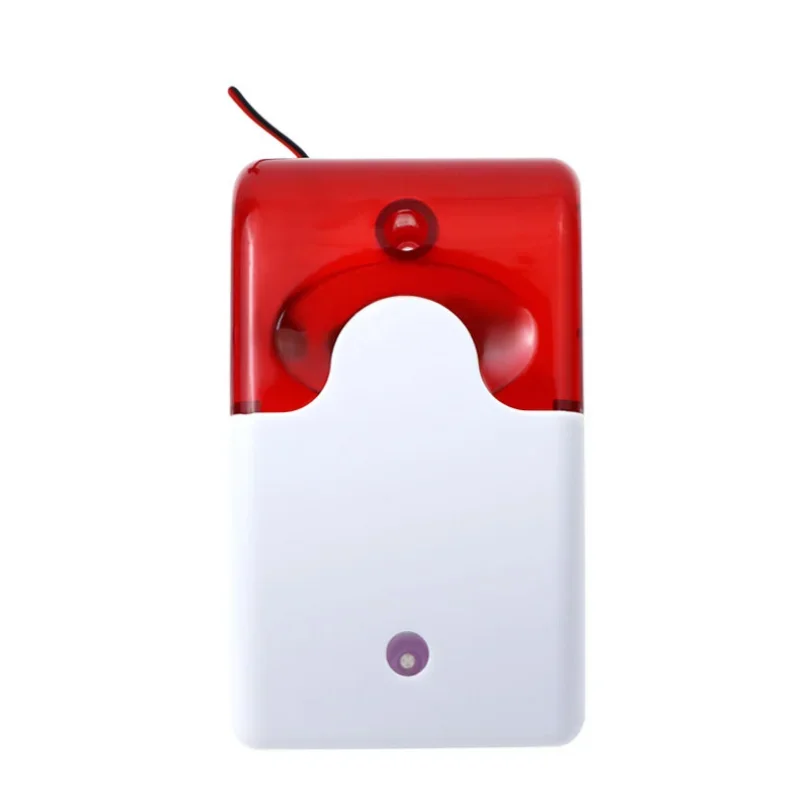 Home Security Zones - Wired Strobe Siren Durable 12V Sound