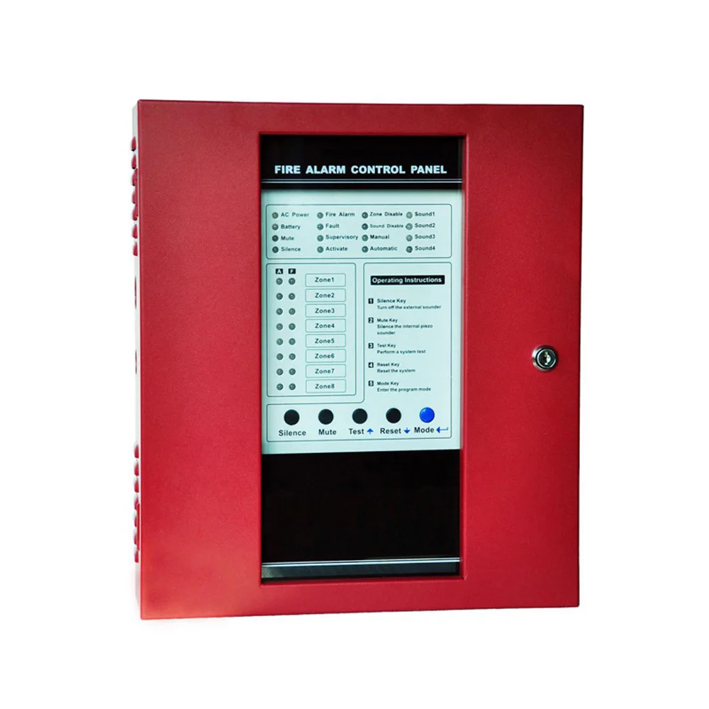 Home Security Zones - 8 Zone Fire Alarm Control Panel
