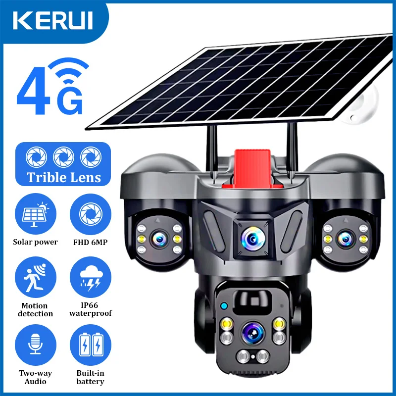 Home Security Camera Installation - KERUI V380 Pro Outdoor PTZ 6MP