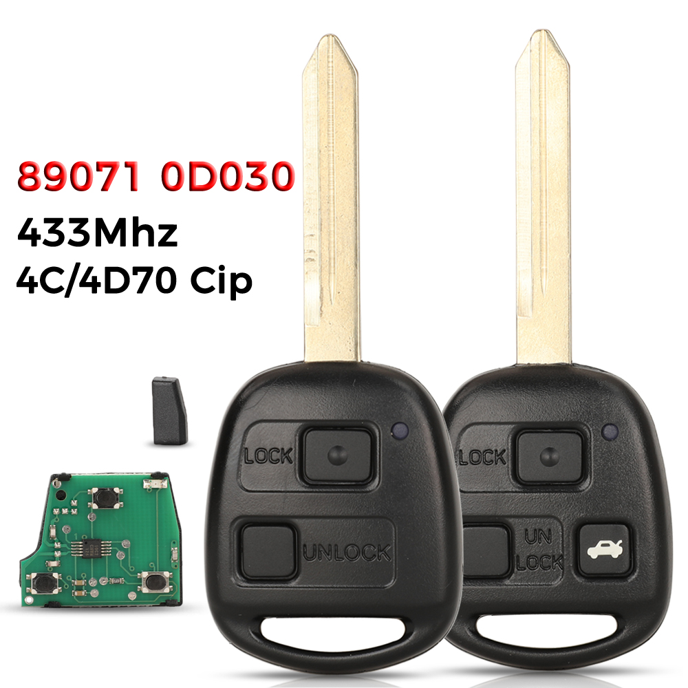 Keypad Alarm Panel - Jingyuqin 89071-0D030 Remote Car Key Alarm