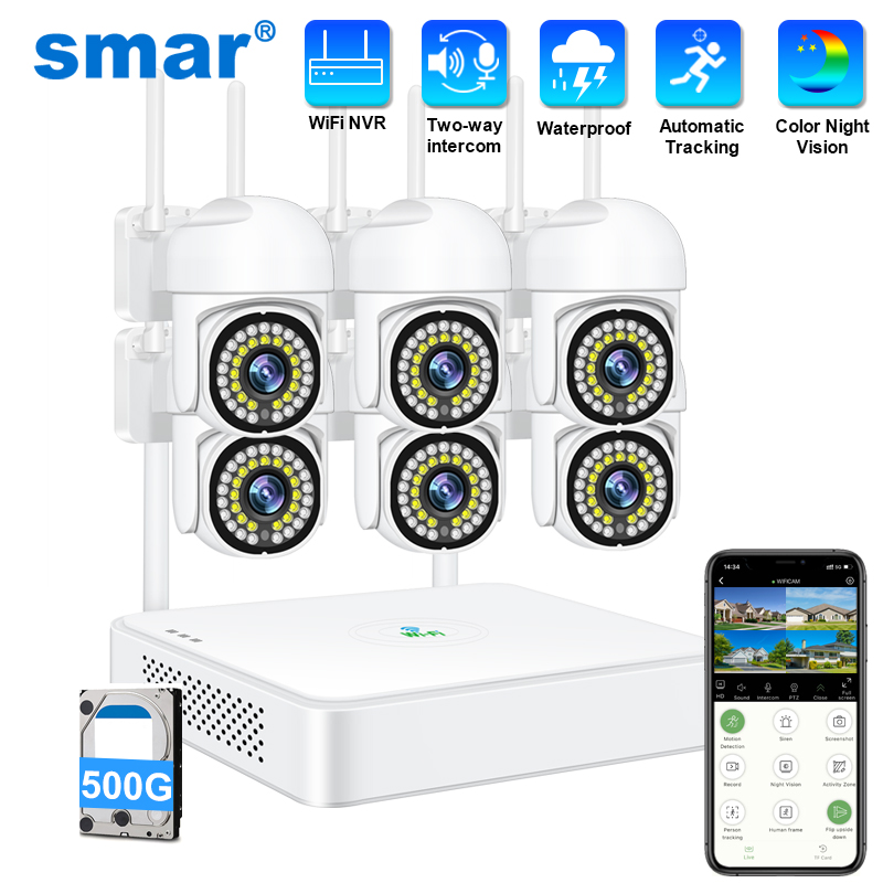 Home Security Camera Installation - Smar 3MP Wireless CCTV Security Camera