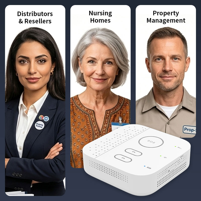 Home Security For Seniors - Smart Home Elderly Care Living Rooms