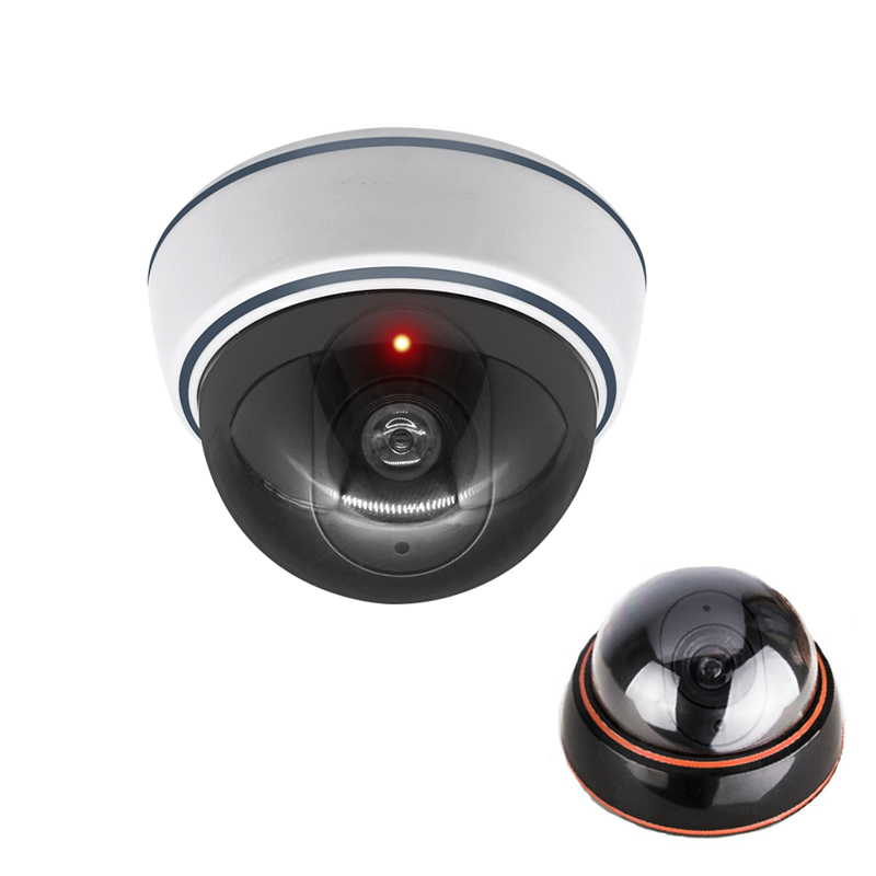 Home Security Camera Installation - Creative Black/White Fake Dome Camera Simulation