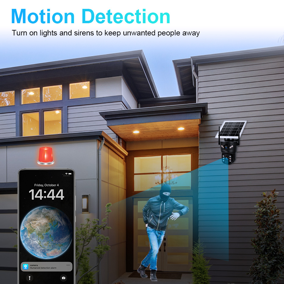 KERUI 6MP 4G SIM WiFi Solar Ca - огляд і ціна Home Security Camera Installation