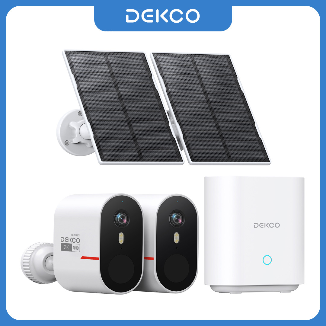 Dekco 3MP WiFi Solar Camera Sy - огляд і ціна Home Security Camera Installation