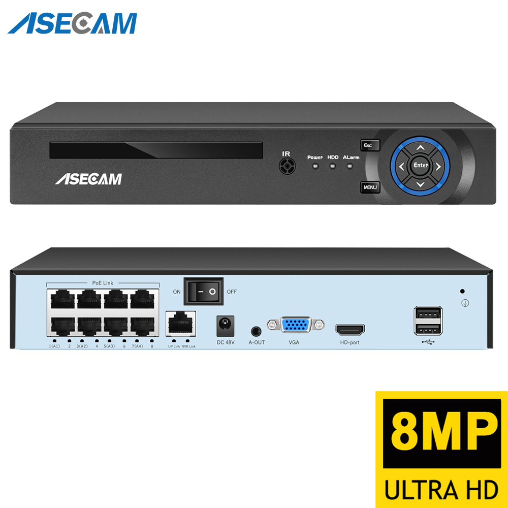 Super 8MP POE NVR Video Record - огляд і ціна Home Security With Camera