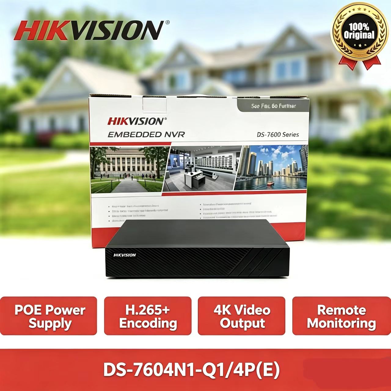 Hikvision DS-7604NI-Q1/4P(E) 4 - огляд і ціна Home Security Hikvision