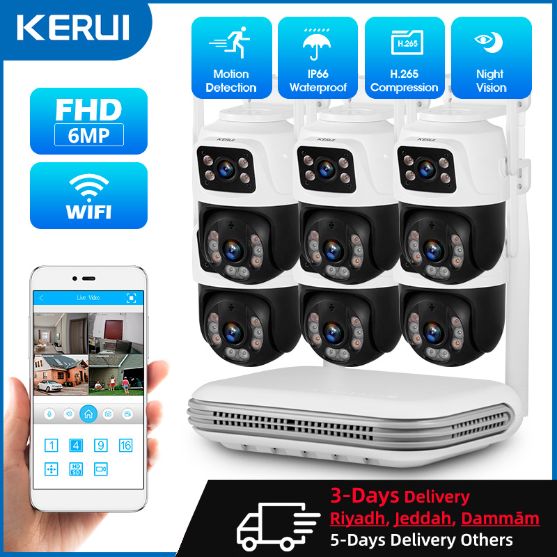 KERUI Waterproof 6MP HD Wirele - огляд і ціна Home Security Camera Installation