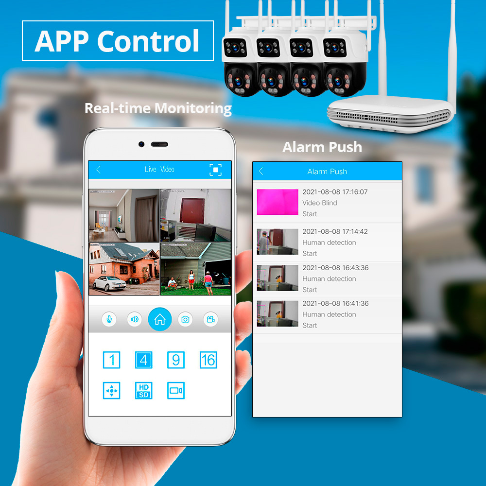 KERUI Waterproof 6MP HD Wirele - огляд і ціна Home Security Camera Installation