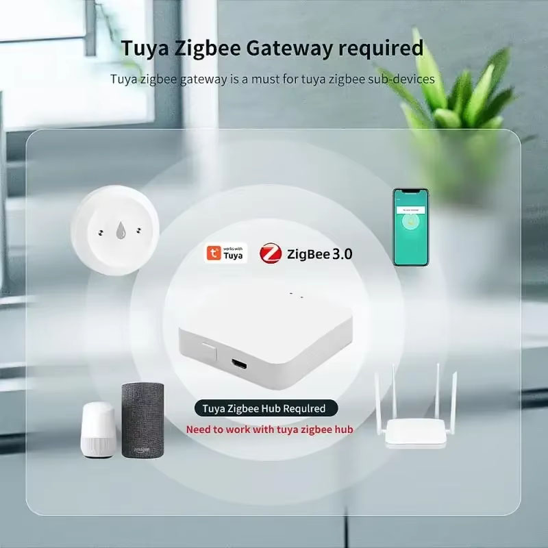 For Tuya ZigBee 3.0 Smart Wate - огляд і ціна Home Security Systems
