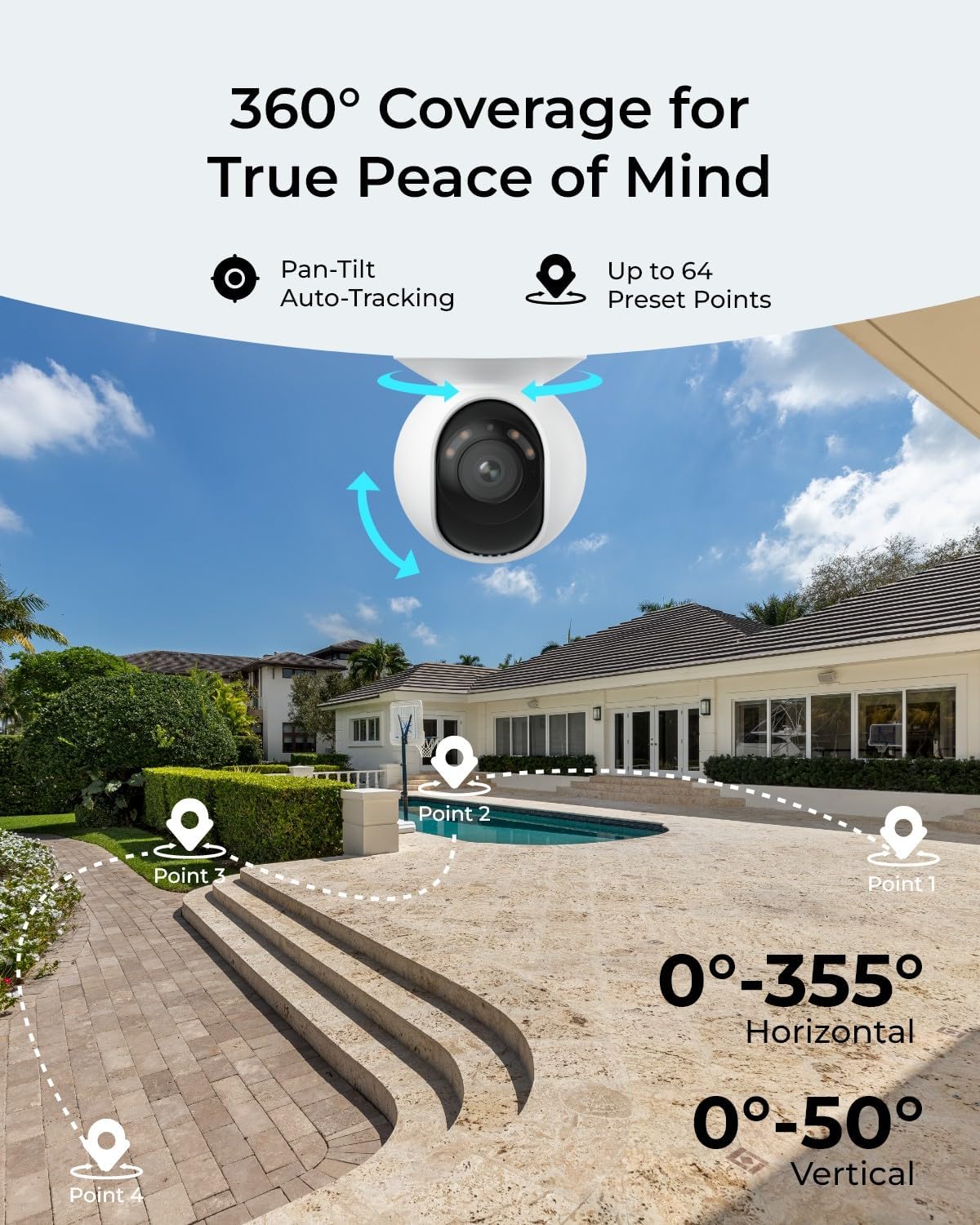 PoE 4K Outdoor Home Security C - огляд і ціна Home Security No Monthly Fee