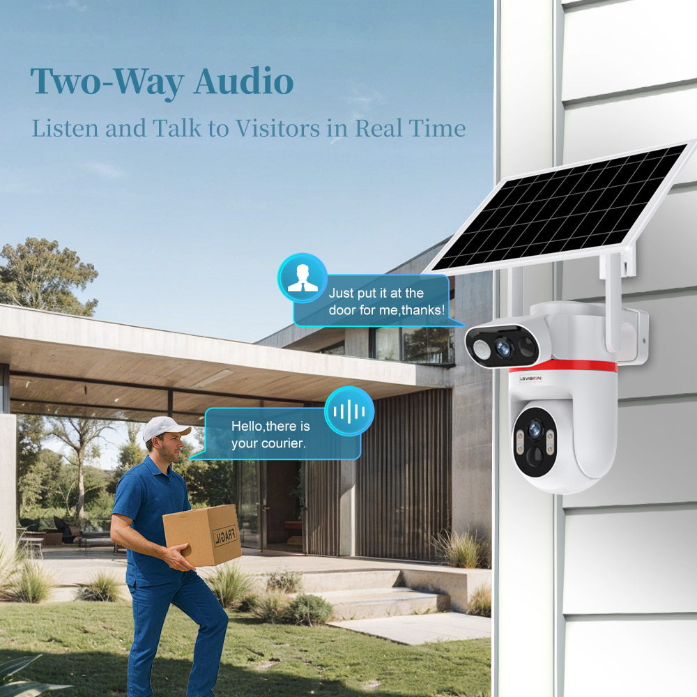 LS VISION Solar Security Camer - огляд і ціна Home Security Zones