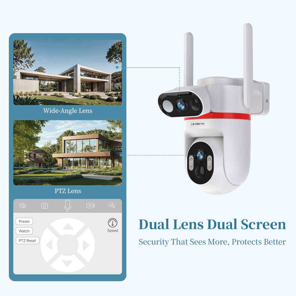 LS VISION Solar Security Camer - огляд і ціна Home Security Zones