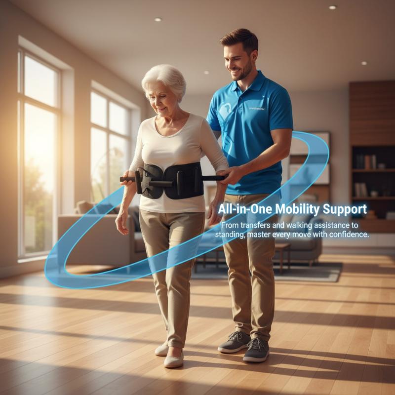 Elderly Lift Gait Belt With 7  - огляд і ціна Home Security For Seniors