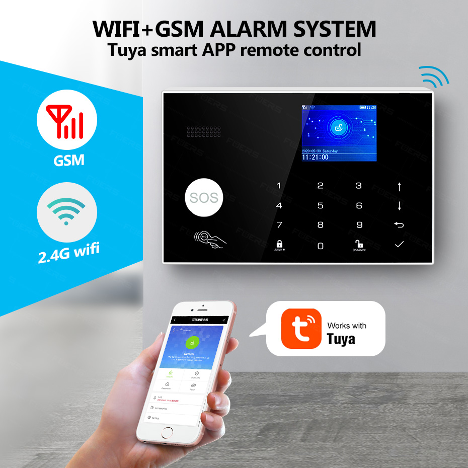 KERUI G30 Alarm System for Hom - огляд і ціна Keypad Alarm Panel