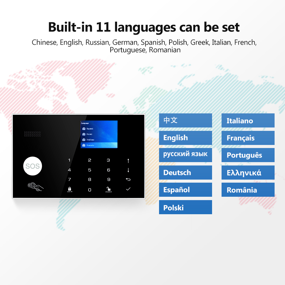 KERUI G30 Alarm System for Hom - огляд і ціна Keypad Alarm Panel
