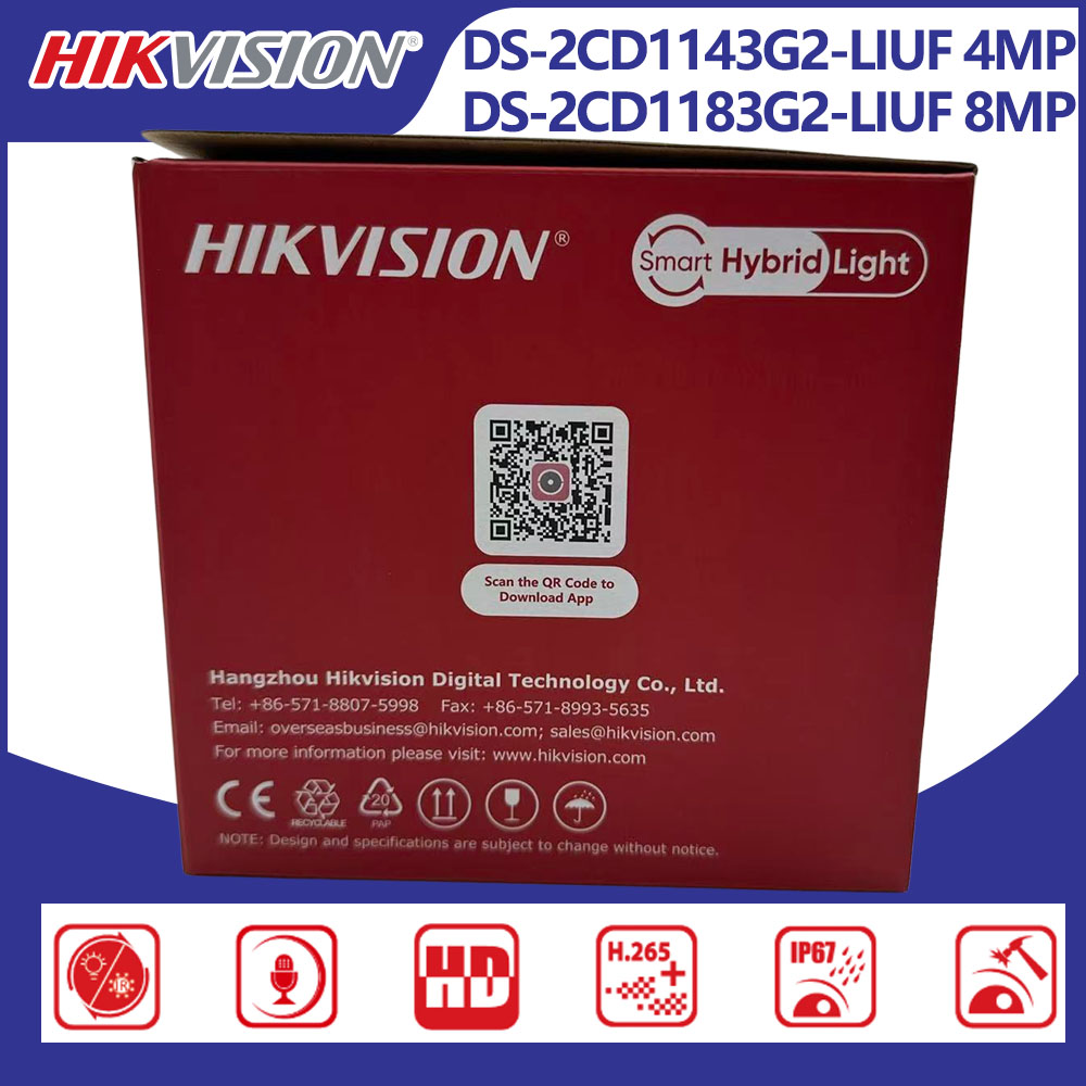 Hikvision DS-2CD1143G2-LIUF 4M - огляд і ціна Home Security Hikvision
