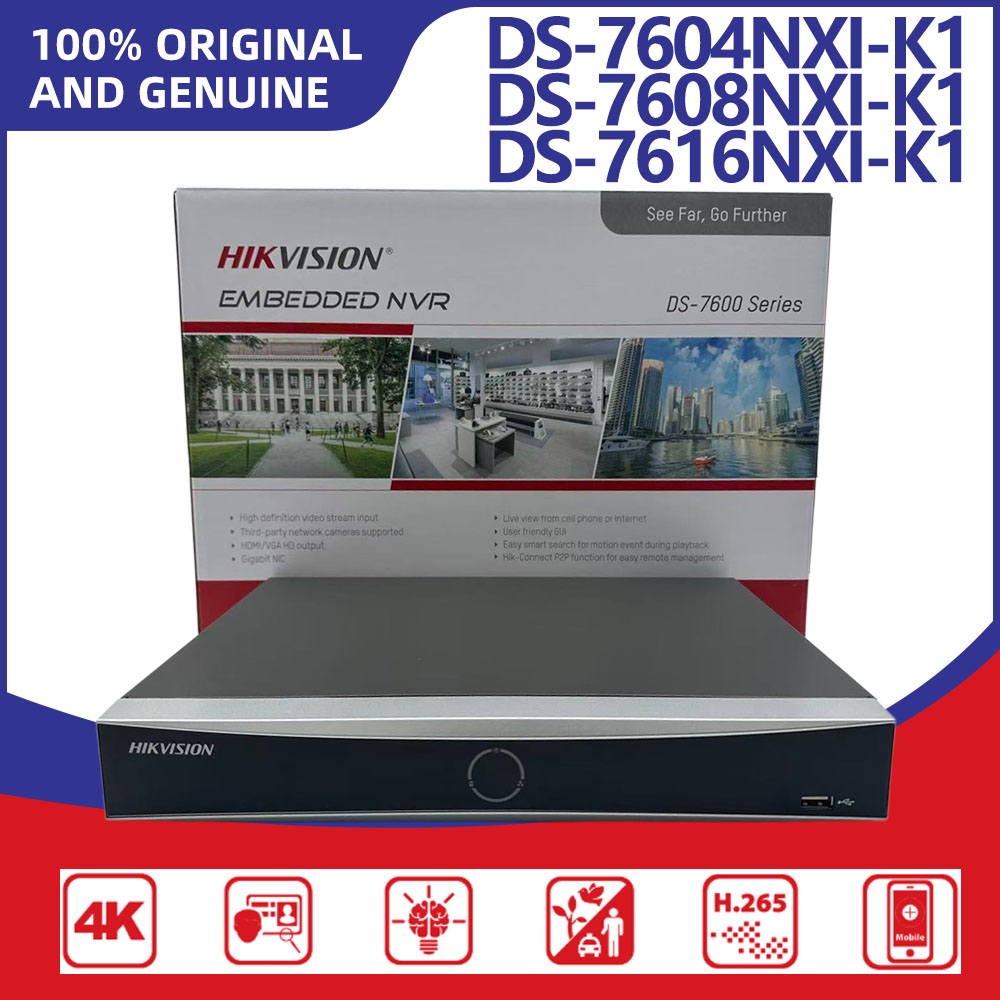 Hikvision DS-7604NXI-K1 DS-760 - огляд і ціна Home Security Hikvision