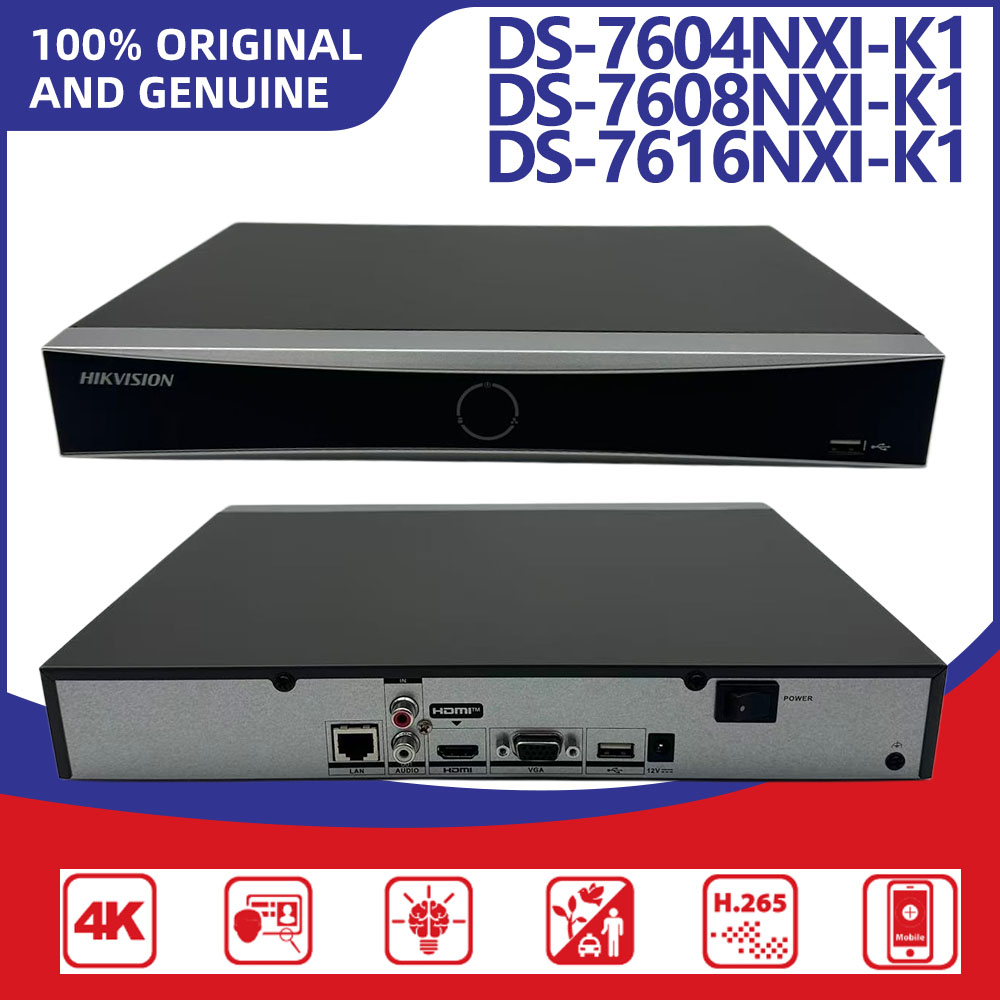 Hikvision DS-7604NXI-K1 DS-760 - огляд і ціна Home Security Hikvision