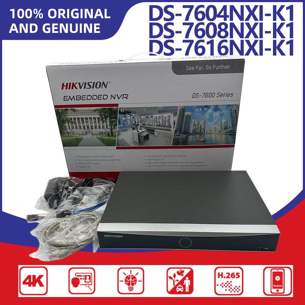 Hikvision DS-7604NXI-K1 DS-760 - огляд і ціна Home Security Hikvision