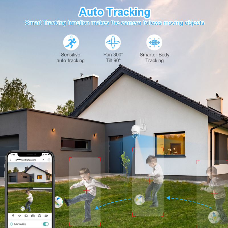 Smar 3MP Wireless CCTV Securit - огляд і ціна Home Security Camera Installation