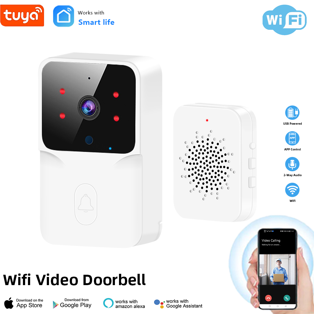 Tuya WiFi Video Doorbell Wirel - огляд і ціна Home Security Camera Installation