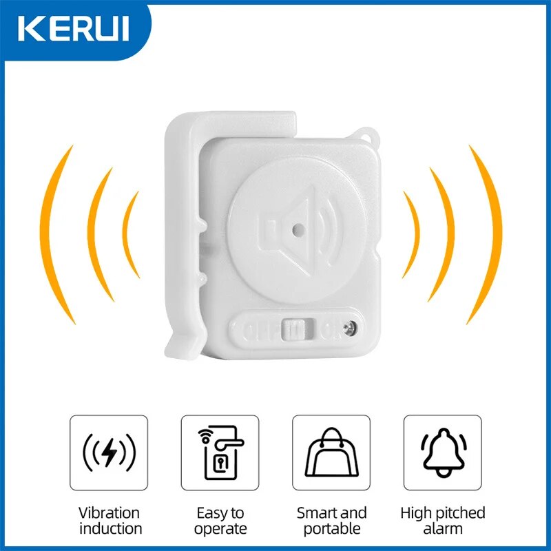 KERUI Wireless Vibration Alarm - огляд і ціна Home Security Doors