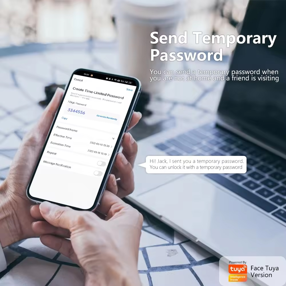 Smart Electronic Door Lock Pas - огляд і ціна Home Security With Camera