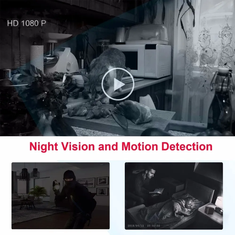 Body Mini Camera Portable 1080 - огляд і ціна Home Security Hidden Cameras