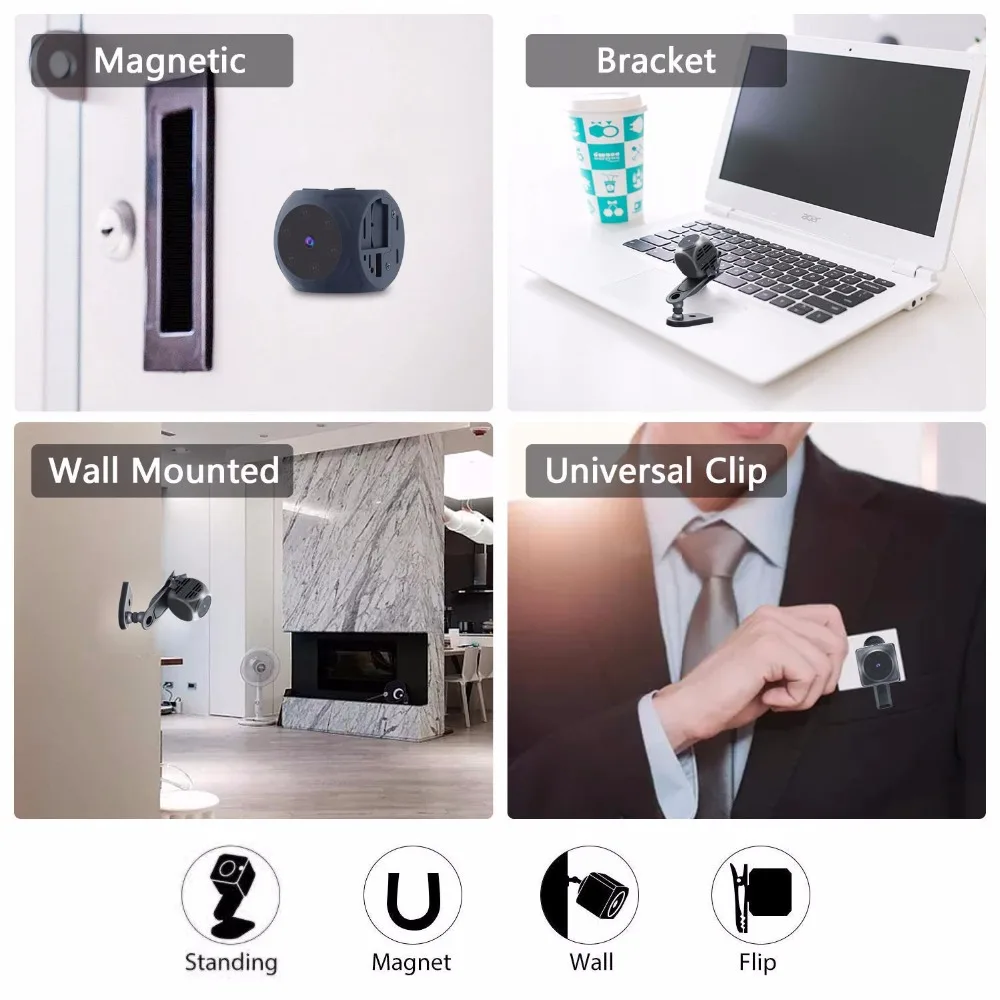 Body Mini Camera Portable 1080 - огляд і ціна Home Security Hidden Cameras